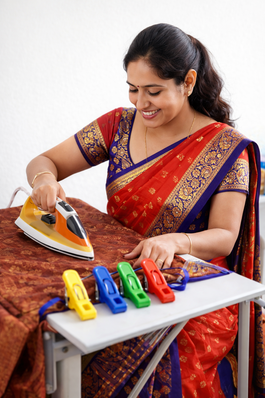 Saree Prepleating materials
