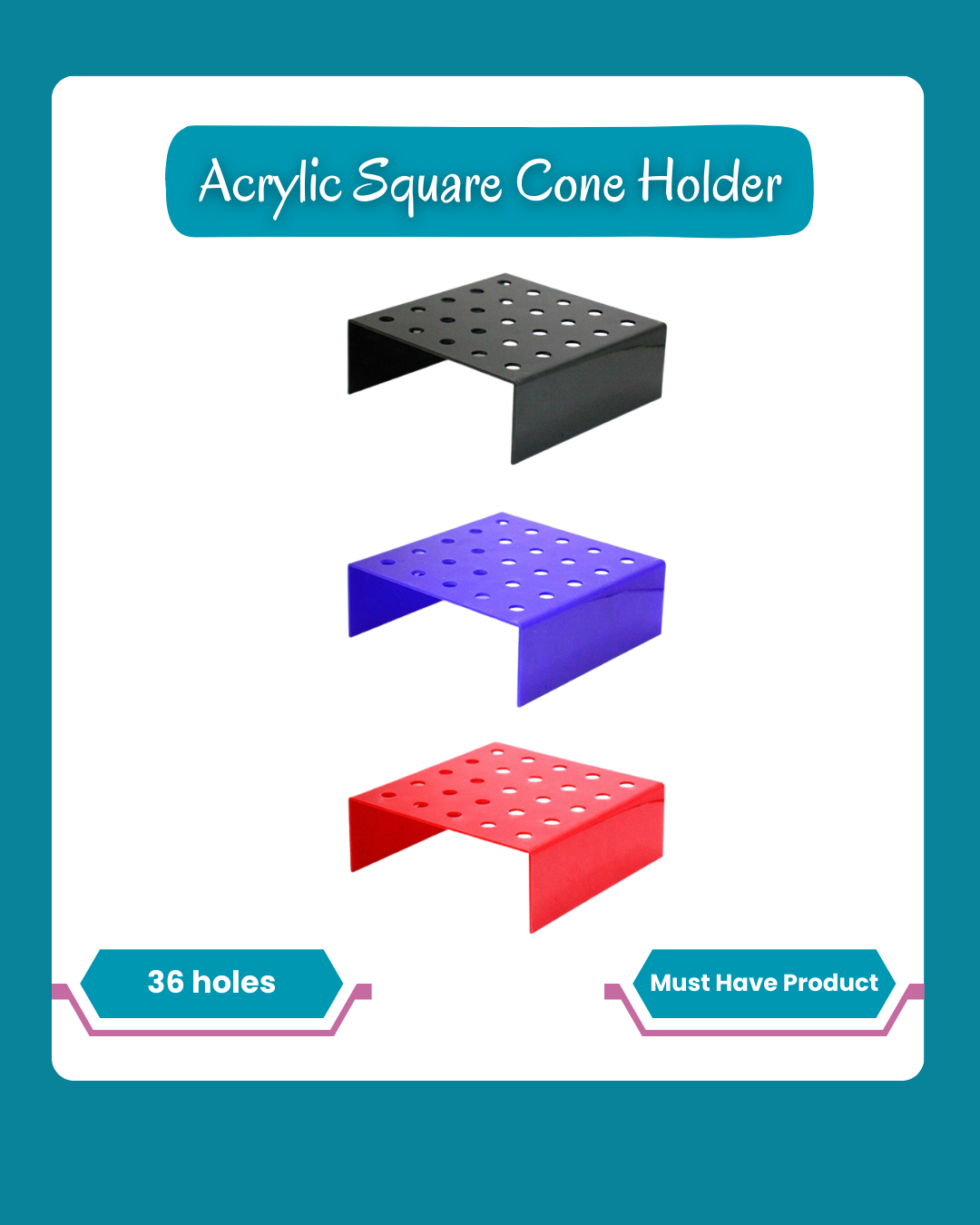 Cone Holder stand - Acrylic