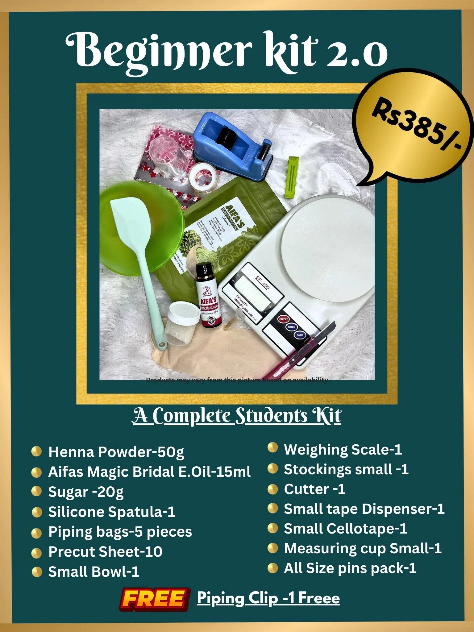 385 Rupees Beginners Kit 2.0