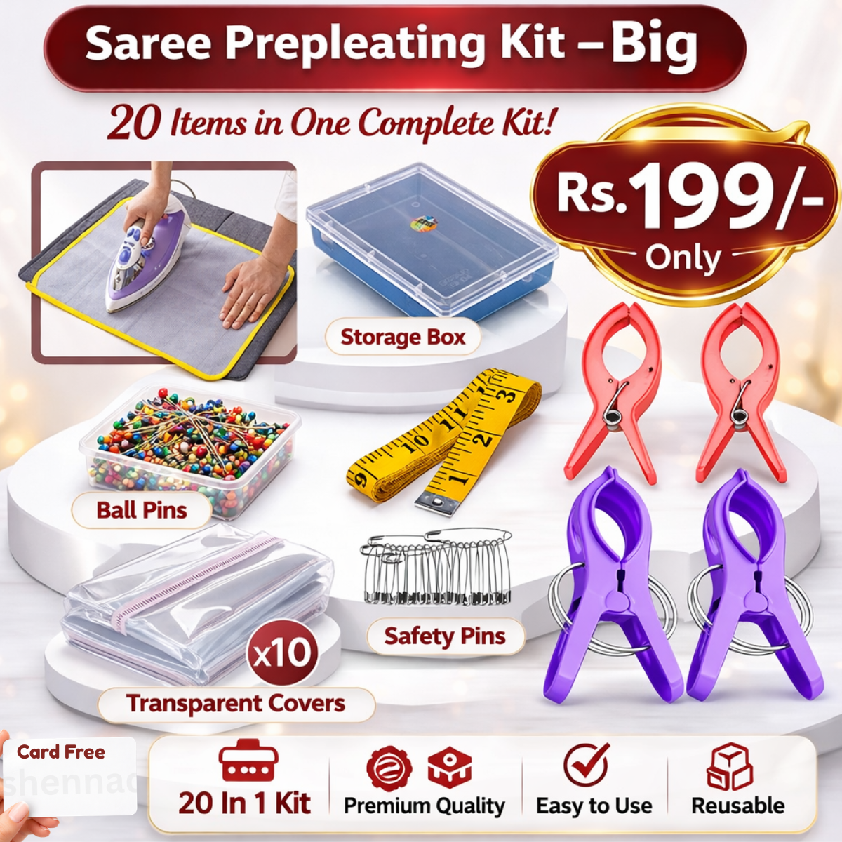 Saree Prepleating kit - Big