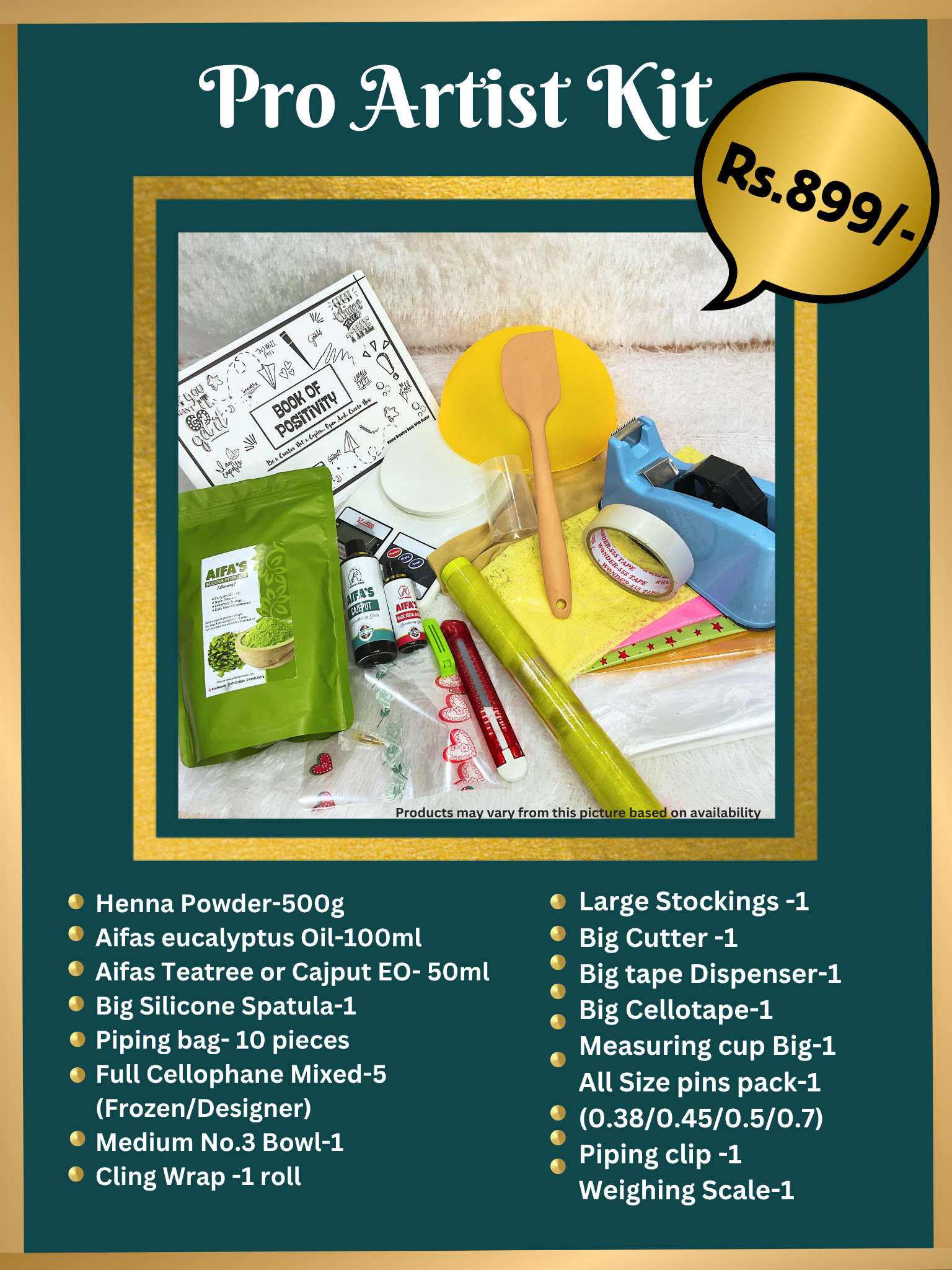 899 Rupees Pro Artist Kit
