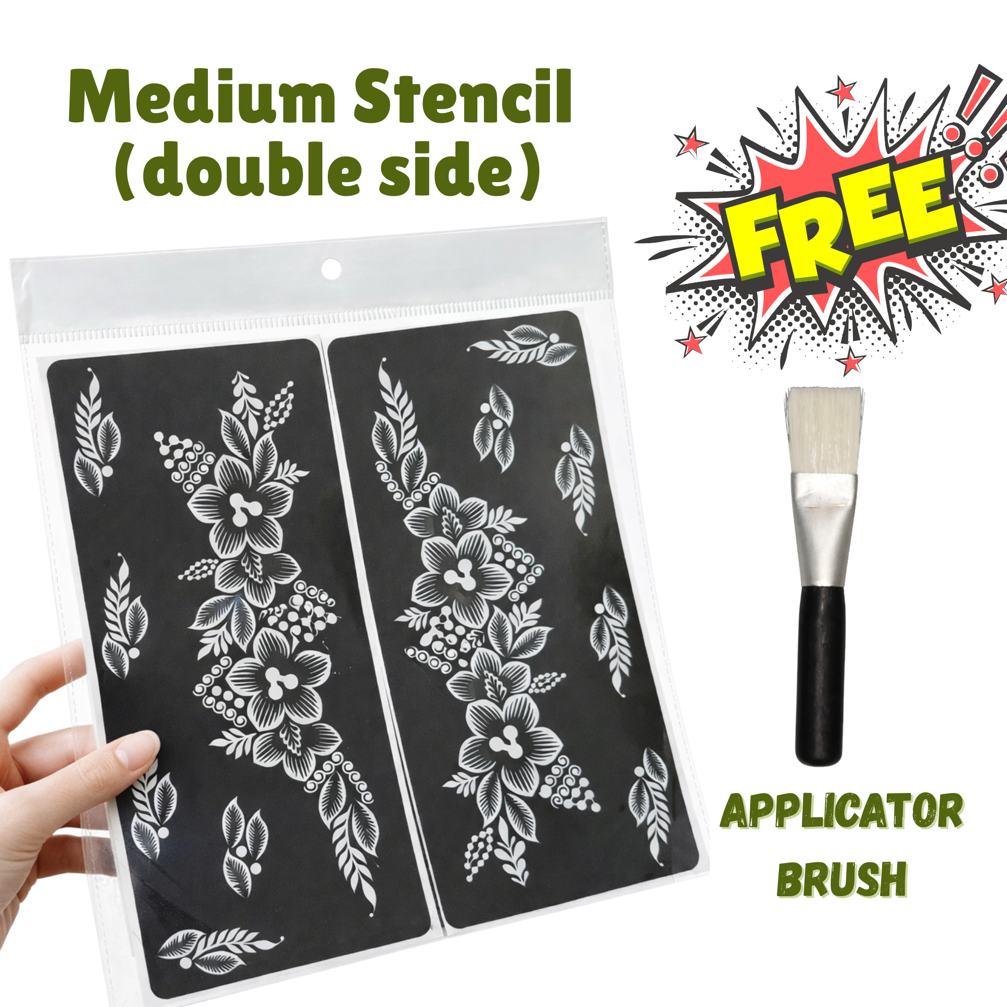 Stencil Medium - Random design