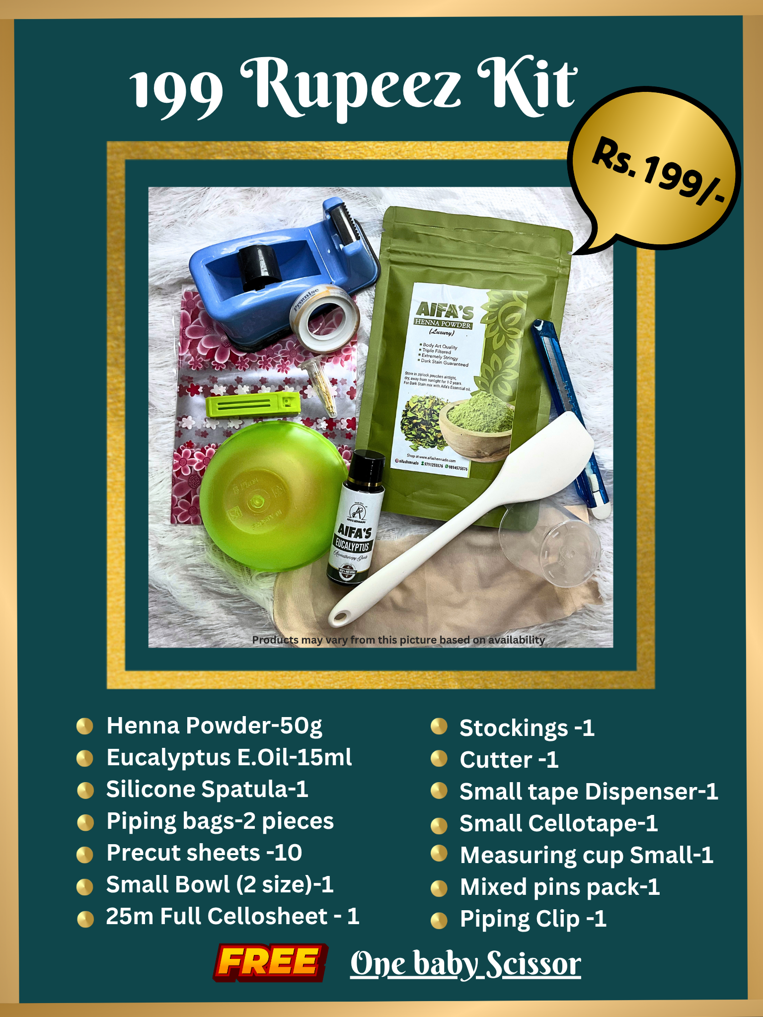 199 Rupees Kit