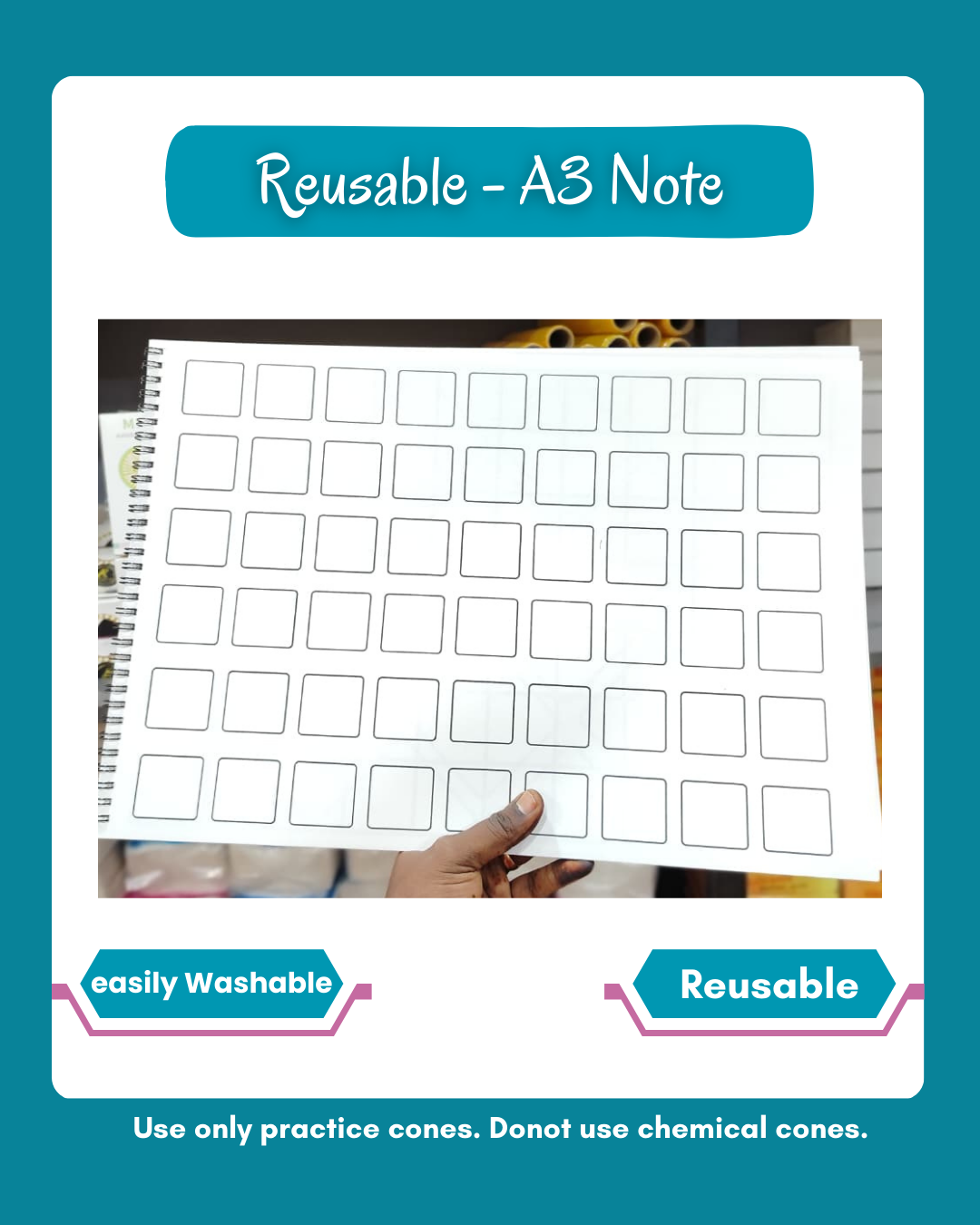 Drawing Note - A3 Reusable Printed Book