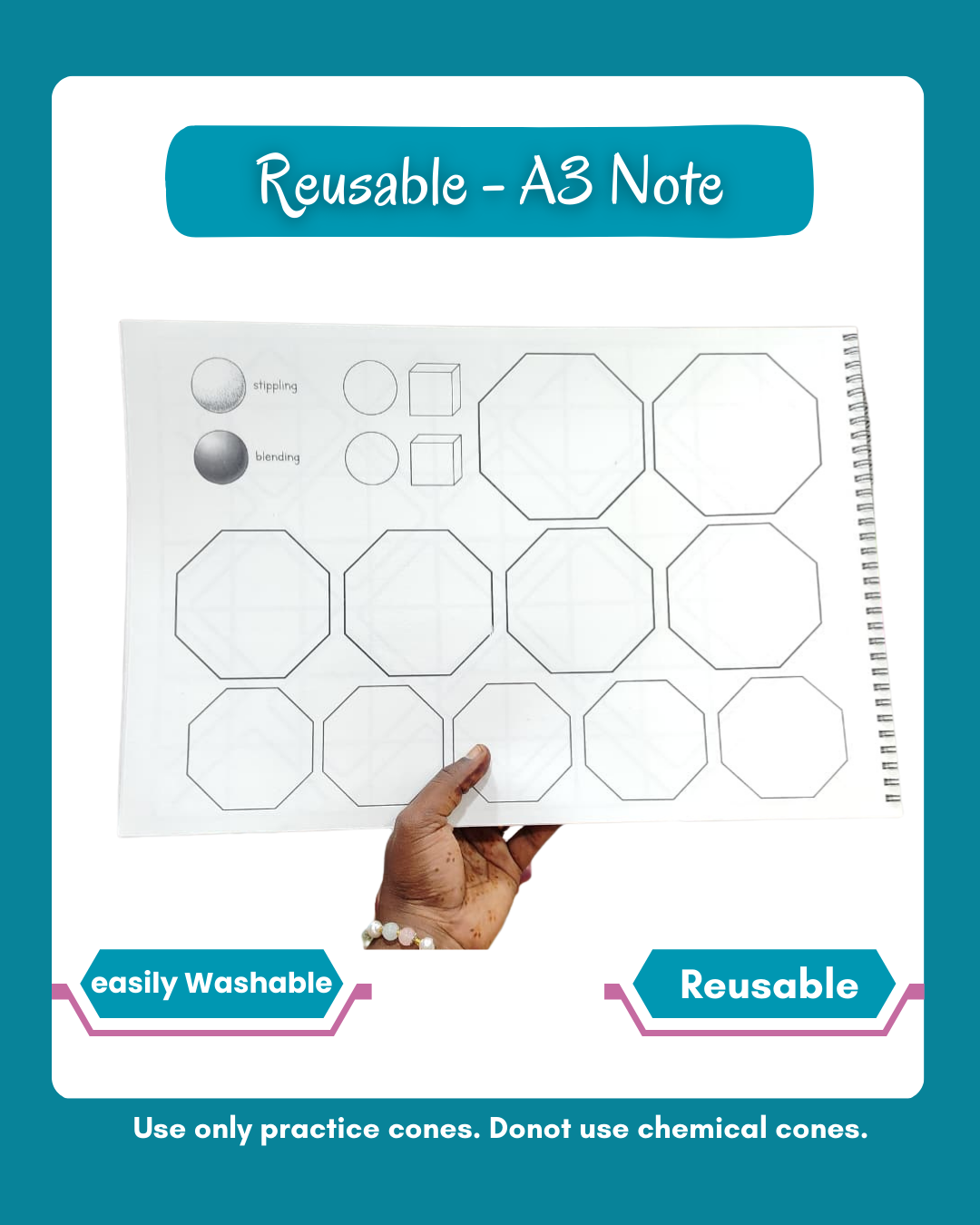 Drawing Note - A3 Reusable Printed Book