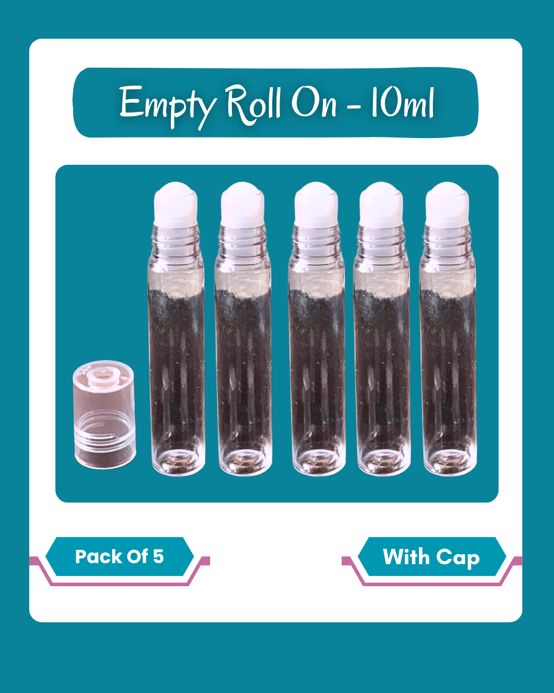 Empty Roll on - Pack of 5