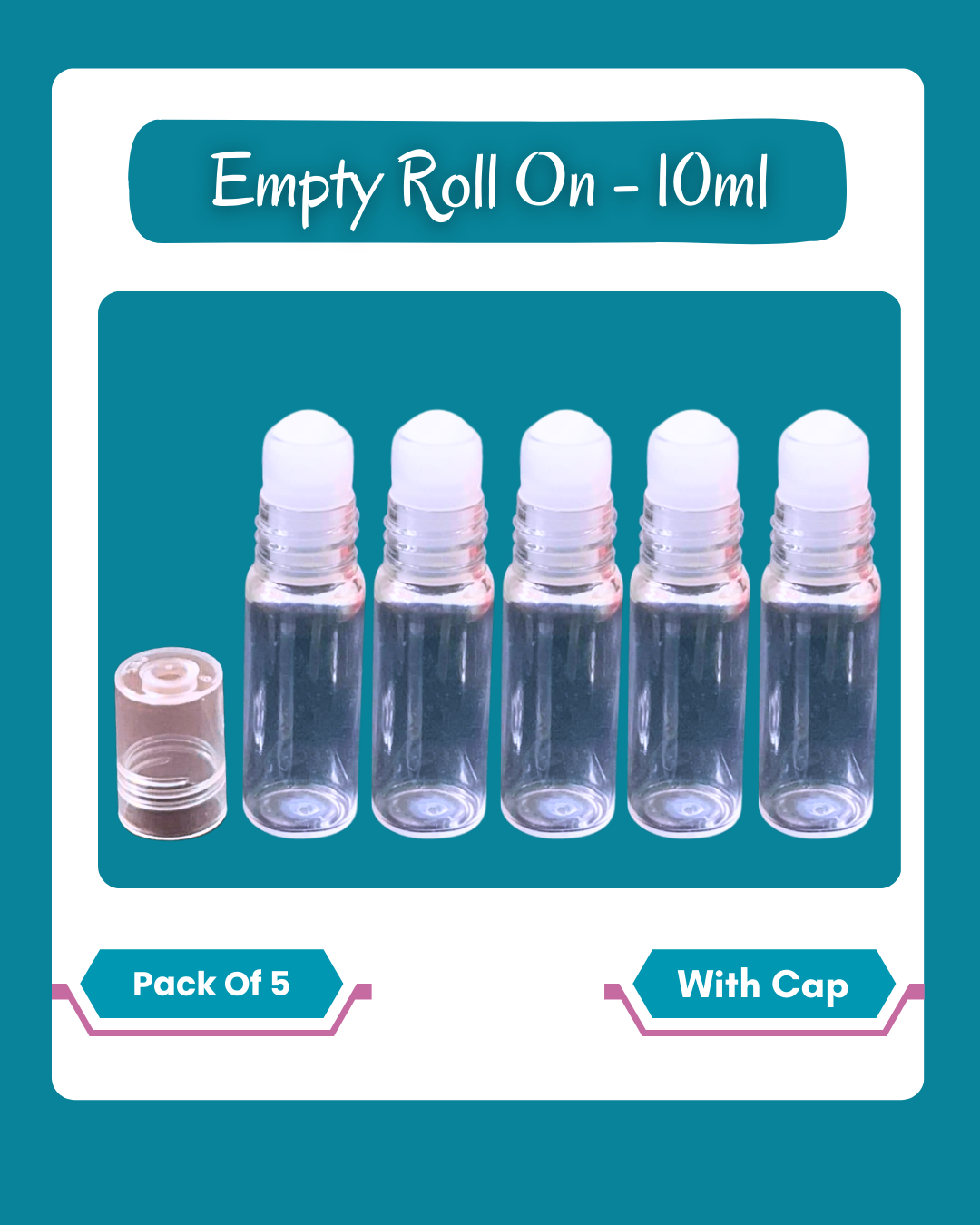 Empty Roll on - Pack of 5
