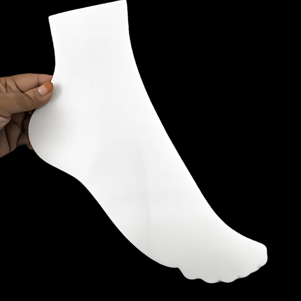 Acrylic Ankle Leg White (Thick)