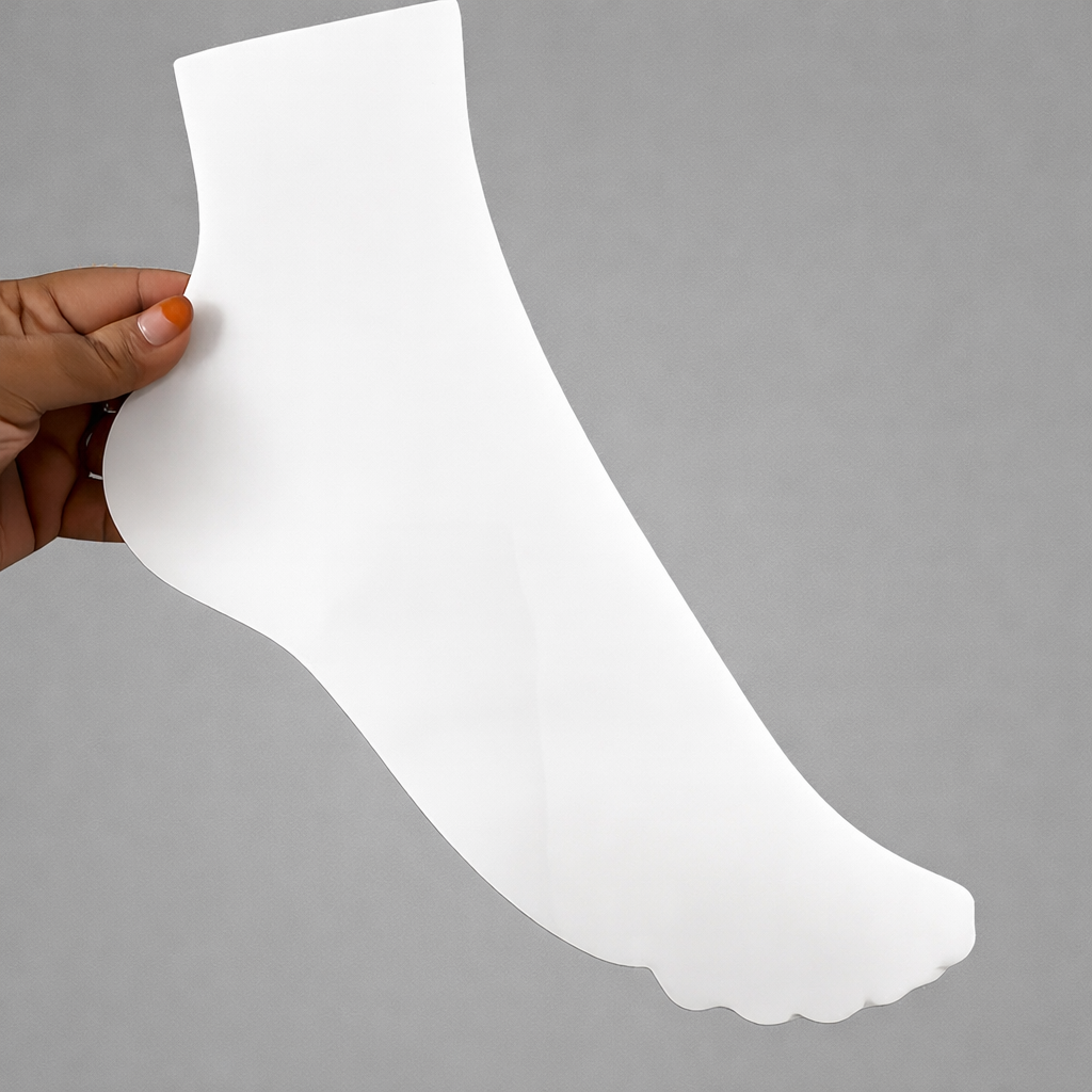 Acrylic Ankle Leg White (Thick)