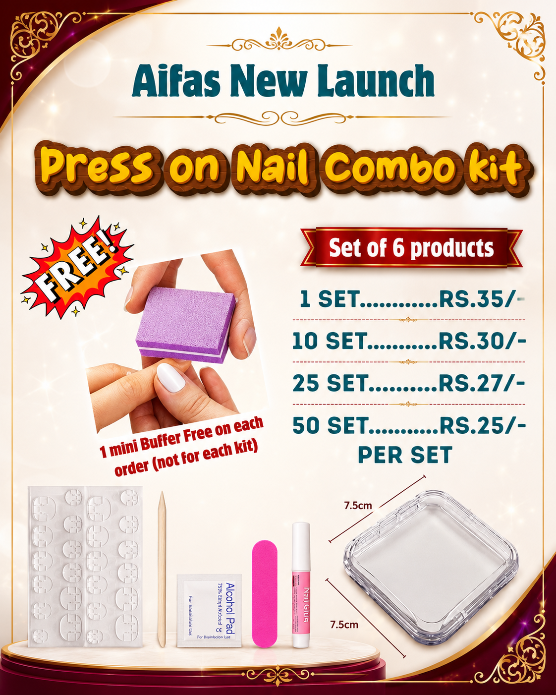 Press On nails Combo kit