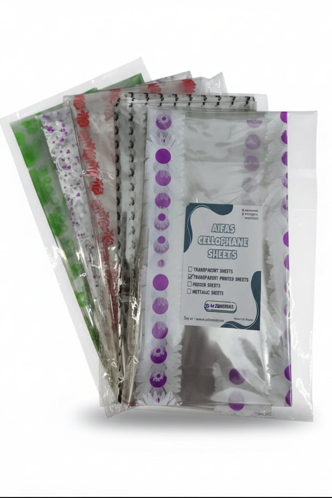 Cellophane - 25 Microns uncut Full Sheet