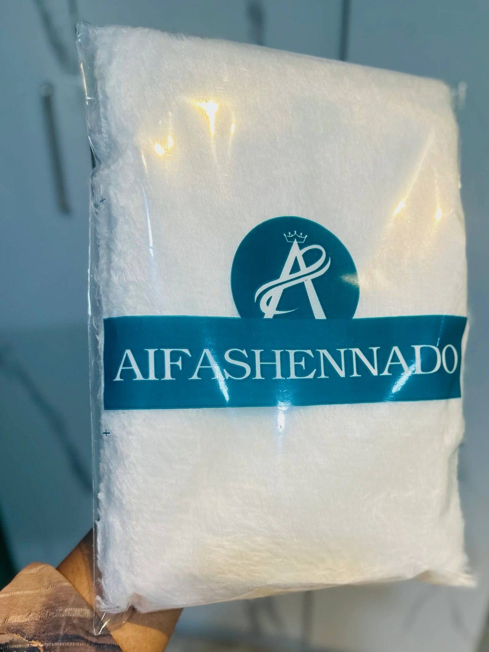 Fur background cloth- White